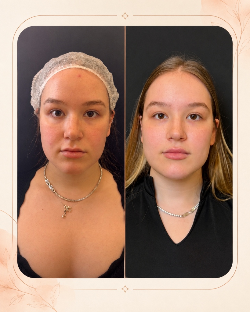 Resultado de estética facial — Dra. Skin, Santana SP